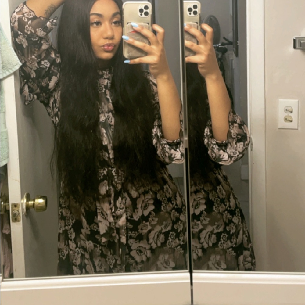 Floral Nasty Gal Dress - Size 8